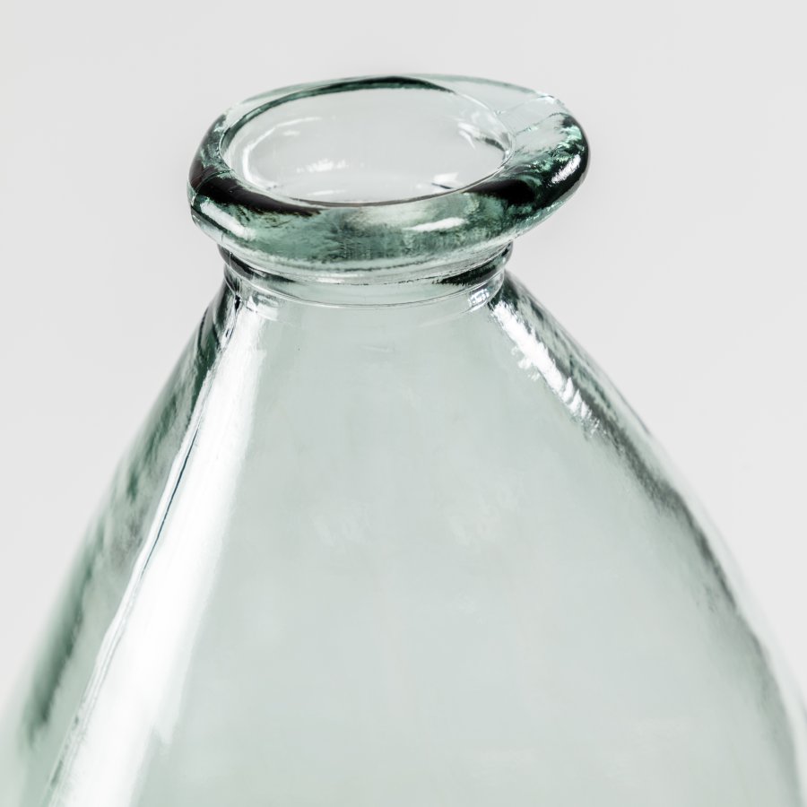 KAVE HOME Brenna vase, medium - klart resirkulert glass (H:36)