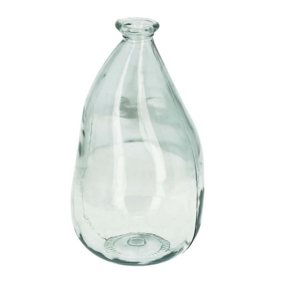 KAVE HOME Brenna vase, medium - klart resirkulert glass (H:36)