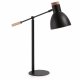 KAVE HOME Scarlett bordlampe - sort/naturmetall/tre 
