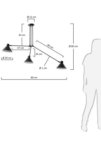 KAVE HOME Dione pendellampe