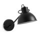KAVE HOME Offelis vegglampe sort