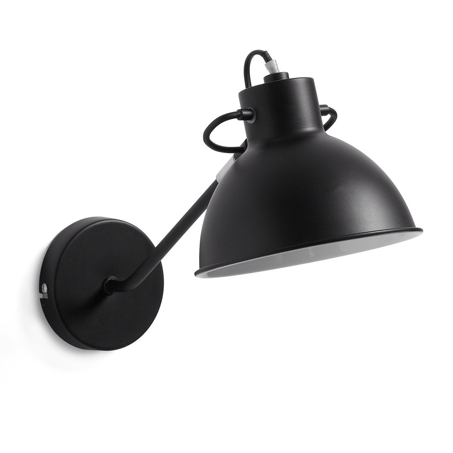 KAVE HOME Offelis vegglampe sort