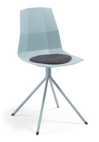 KAVE HOME stolpute i silke, rund - grafittgr stoff (35)