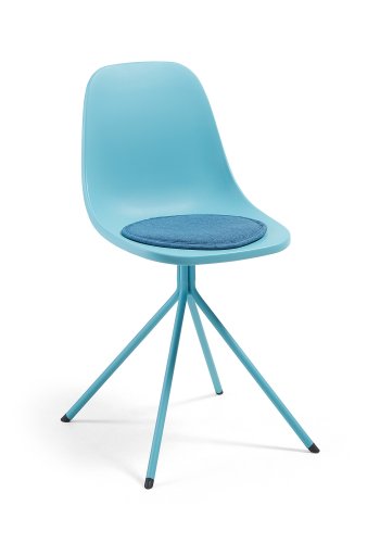 KAVE HOME stolpute i silke, rund - mrkebltt stoff (35)