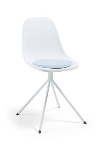 KAVE HOME stolpute i silke, rund - lysebltt stoff (35)