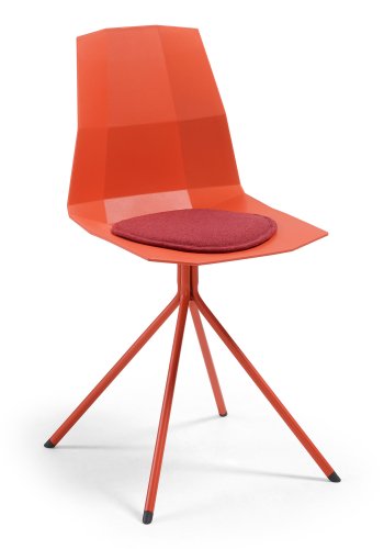 KAVE HOME Silke stolpute, rund - bordeaux stoff (35)