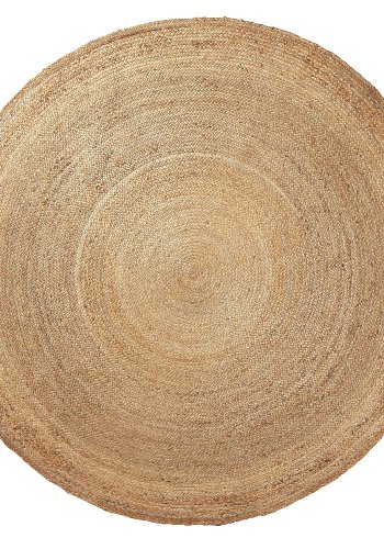 KAVE HOME Doc teppe, rundt - naturlig jute (200)