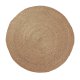 KAVE HOME Doc teppe, rundt - naturlig jute (100)