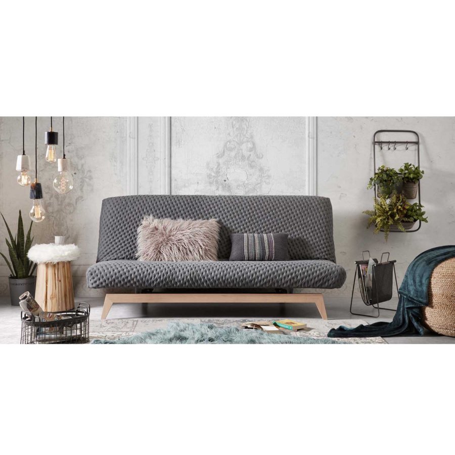 KAVE HOME Dip puff - naturlig jute, rund (50) 