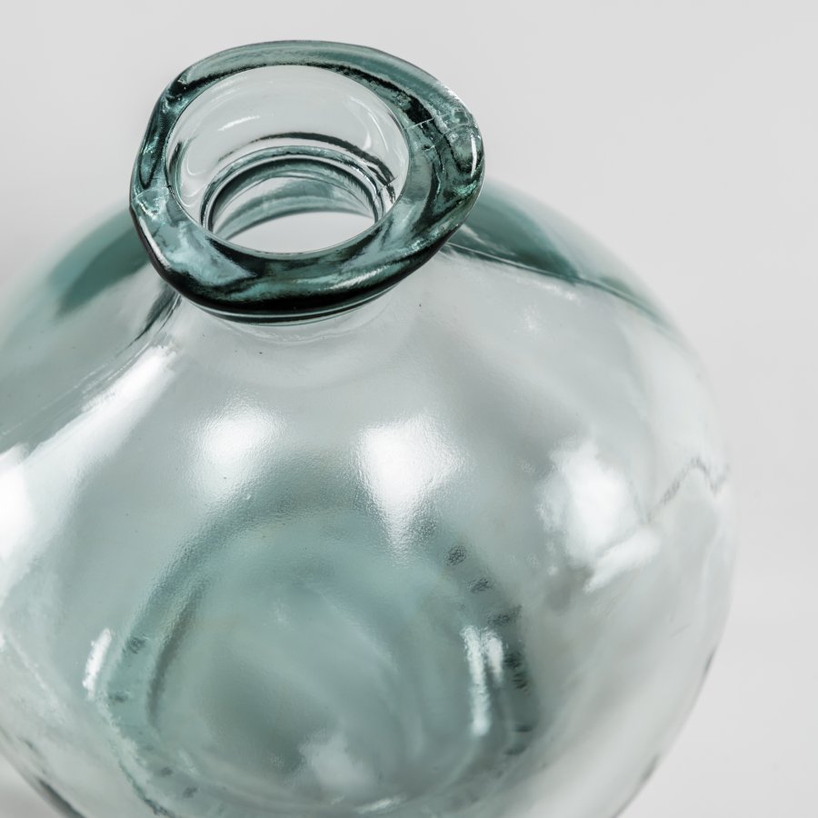 KAVE HOME Brenna vase, liten - klart resirkulert glass (H:18)