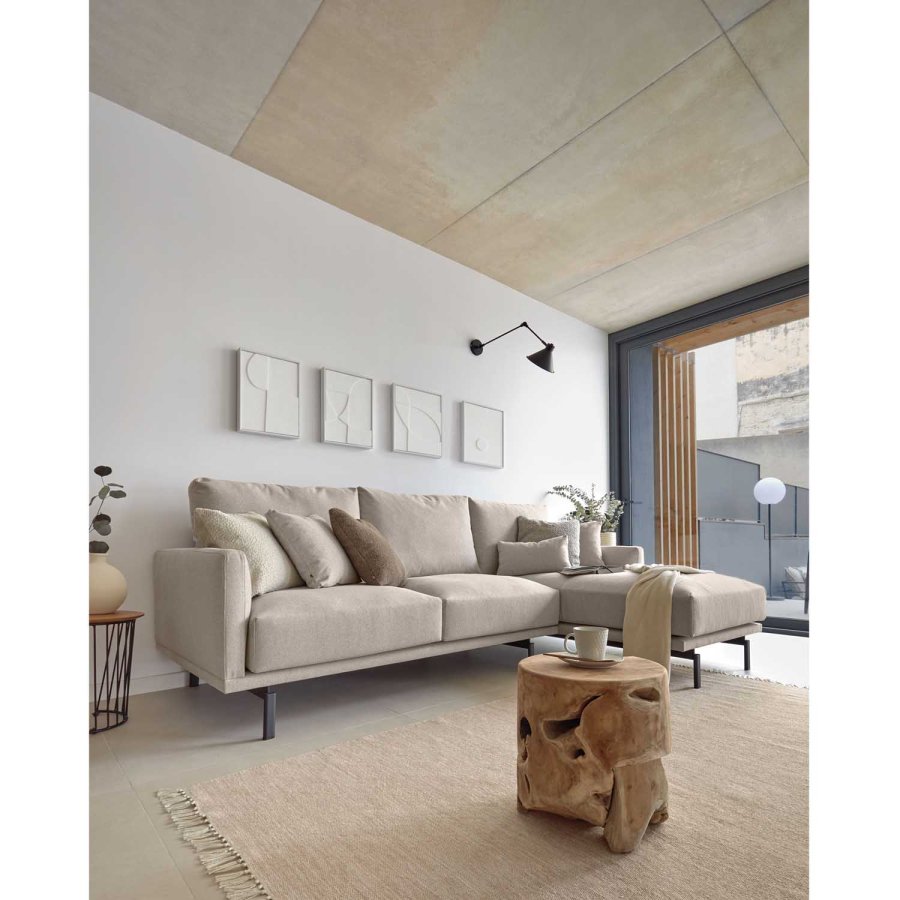 KAVE HOME Odine vegglampe - svart metall 