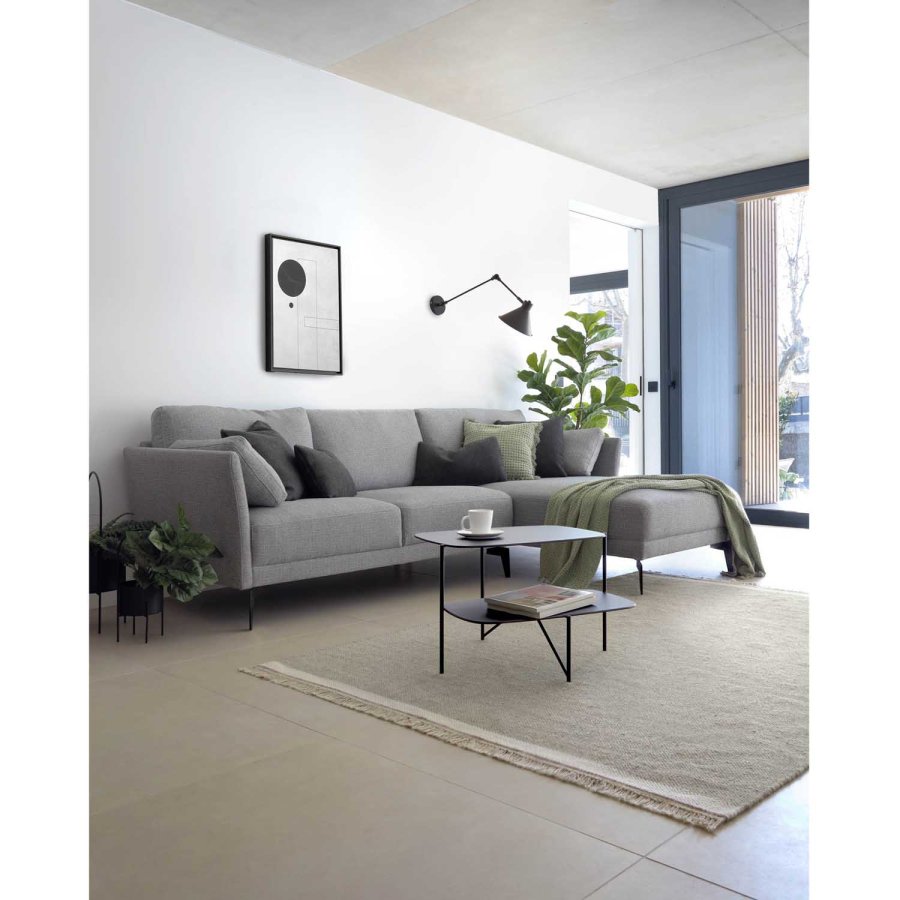 KAVE HOME Odine vegglampe - svart metall 