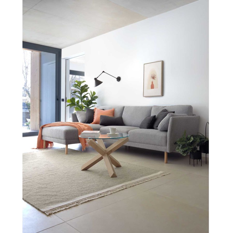 KAVE HOME Odine vegglampe - svart metall 