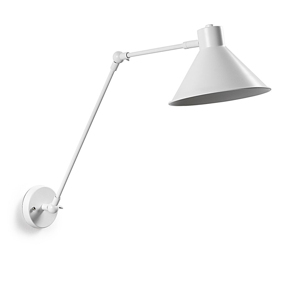 KAVE HOME Dione vegglampe hvit