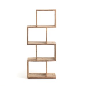 KAVE HOME Arundel reol, m. 4 rum - genbrugs teaktr (55x132)