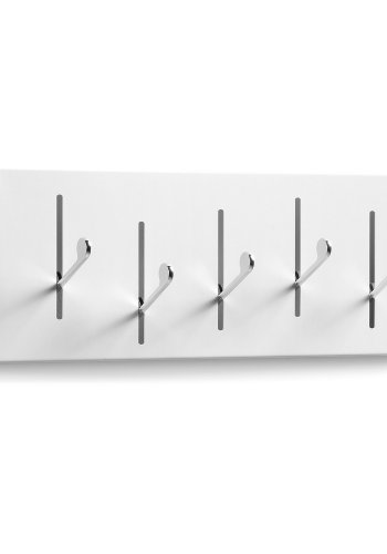 KAVE HOME Anais klesstativ - hvit/slv metall 