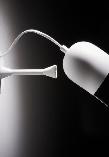 KAVE HOME Lucilla vegglampe hvit