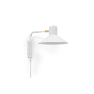 KAVE HOME Aria liten vägglampa i stl med vit finish