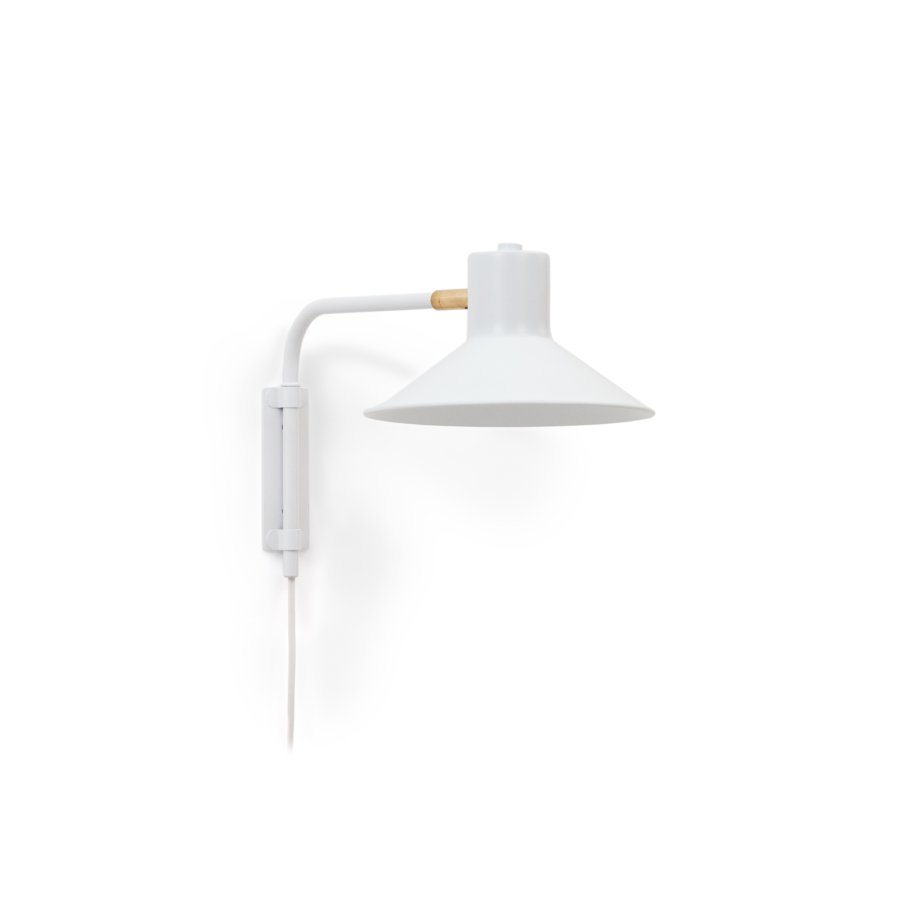 KAVE HOME Aria liten vegglampe - hvit stl