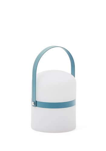 KAVE HOME Ridley mini LED-bordlampe i bl polyetylen