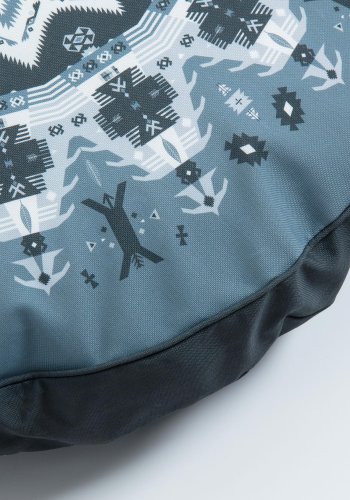 KAVE HOME Ashleen puf, rund - gr� polyester (�60)