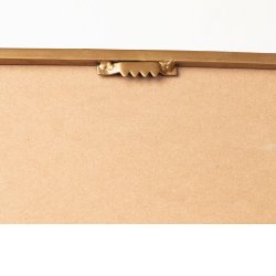 KAVE HOME Marcus vgspejl - spejlglas og guld metal (100x30)