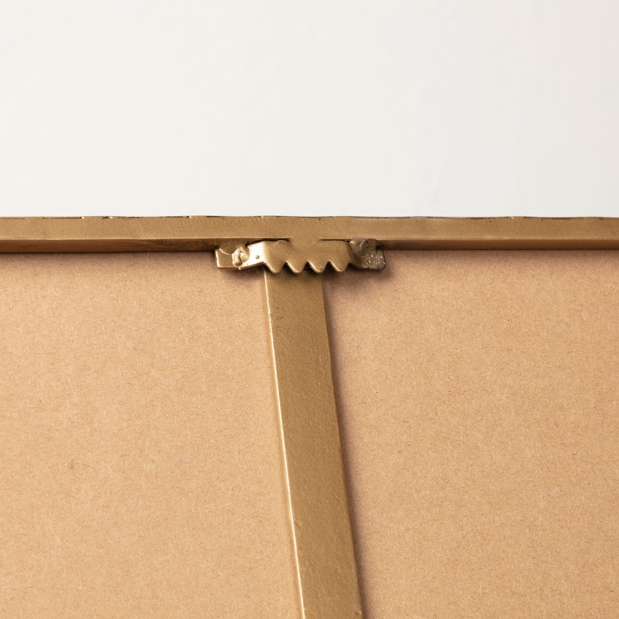 KAVE HOME Marco veggspeil, firkantet - speilglass og gullstl (60x60)