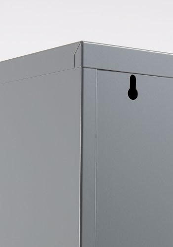 KAVE HOME Ode skoskap, m. 5 drer - grtt stl (50x168,5)