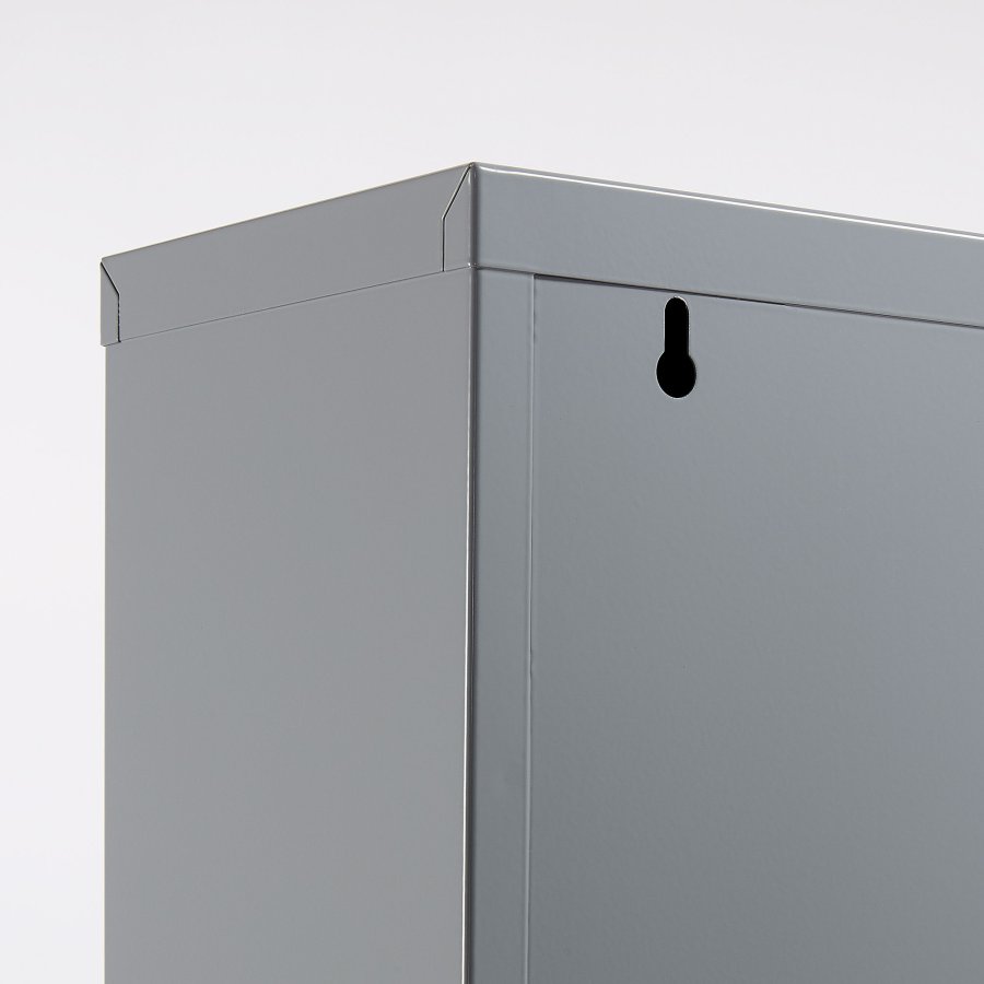 KAVE HOME Ode skoskap, m. 5 drer - grtt stl (50x168,5)