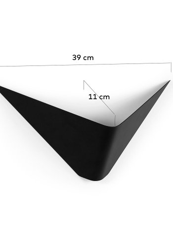 KAVE HOME Ginebra vegglampe - sort stl