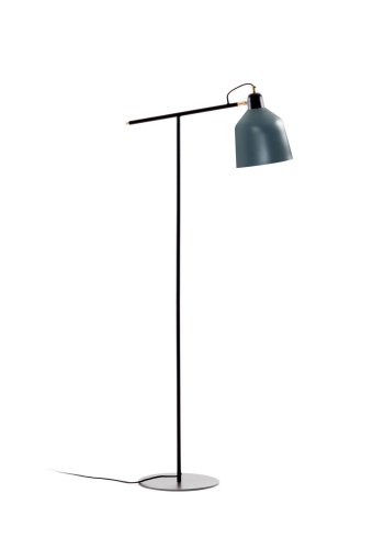 KAVE HOME Olimpia gulvlampe - grtt og mrkebltt metall