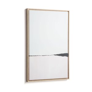 KAVE HOME rektangulr Wrigley billede - multifarvet papir og tr (90x60)