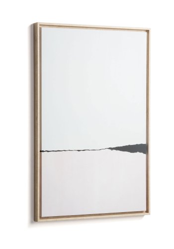 KAVE HOME rektangulrt Wrigley-bilde - flerfarget papir og tre (90x60)