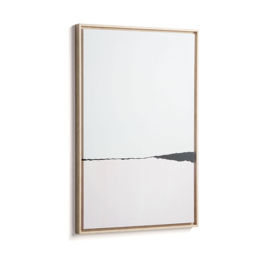 KAVE HOME rektangulrt Wrigley-bilde - flerfarget papir og tre (90x60)