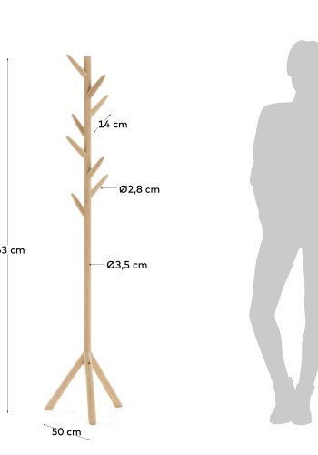KAVE HOME Natane klesstativ 163 cm