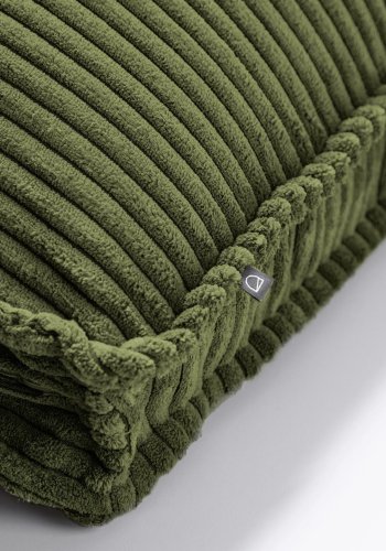 KAVE HOME Block cordflyelpute, rektangulr - grnn flyel (40x60)
