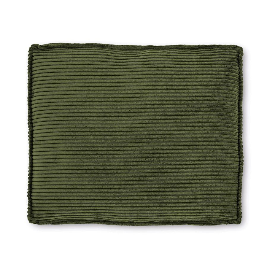 KAVE HOME Block cordflyelpute, rektangulr - grnn flyel (50x60)