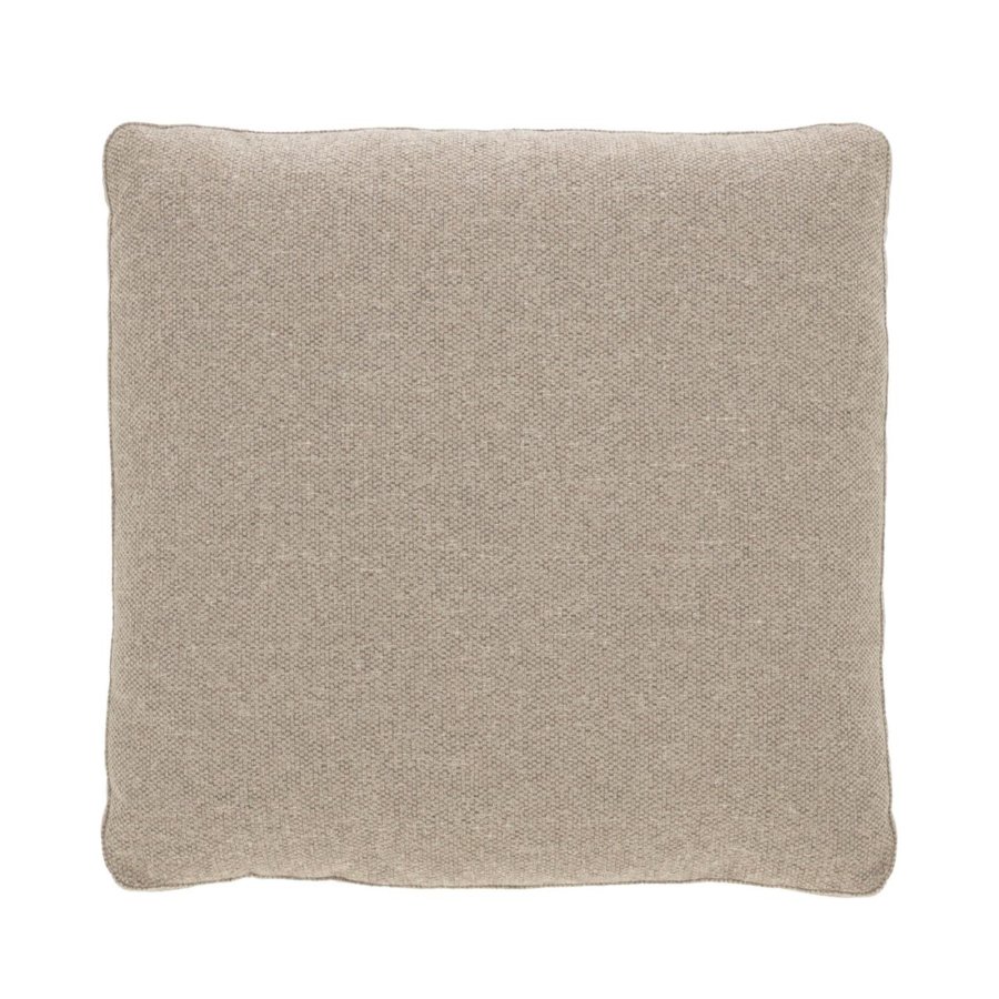 KAVE HOME Blokkpute i beige, 60 x 60 cm