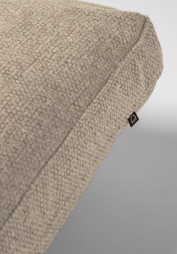 KAVE HOME Blokkpute i beige, 60 x 60 cm