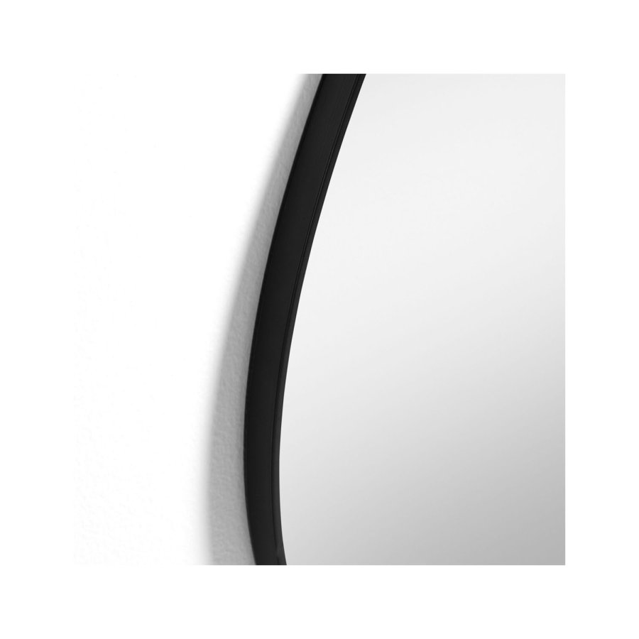 KAVE HOME Anera veggspeil - speilglass og sort metall