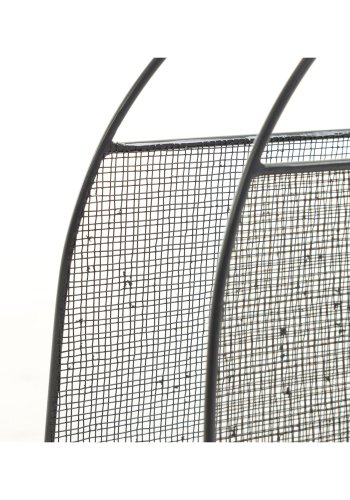 KAVE HOME Aviva magasinholder med hndtak - mrk gr metall