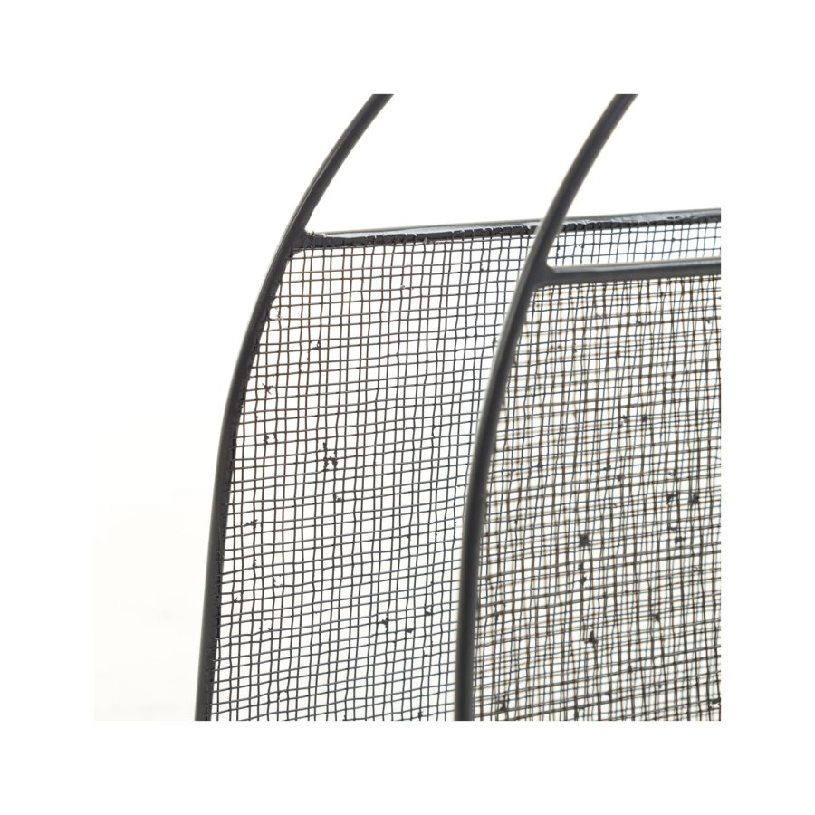 KAVE HOME Aviva magasinholder med hndtak - mrk gr metall