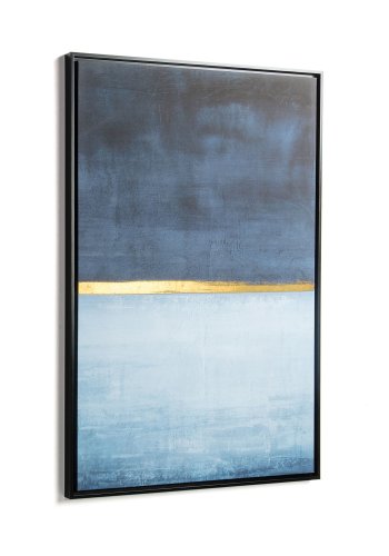 KAVE HOME rektangulrt Wrigley-bltt bilde - flerfarget papir og tre (90x60)