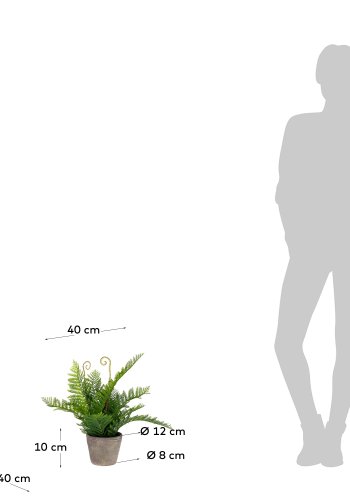 KAVE HOME Filicopsida kunstig plante