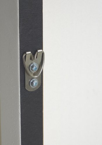 KAVE HOME Basilisa maleri, firkantet - gr og hvit akrylmaling p lerret (90x90)