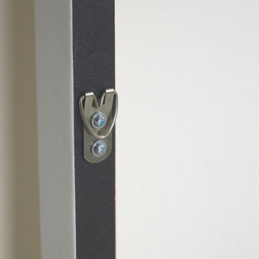 KAVE HOME Basilisa maleri, firkantet - gr og hvit akrylmaling p lerret (90x90)