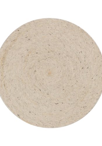 KAVE HOME Takashi 100% grtt ull rundt teppe,  150 cm