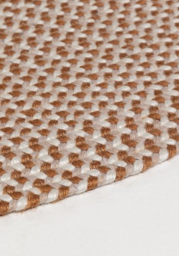KAVE HOME Rodhe-teppe, rundt - beige 100% PET (150)