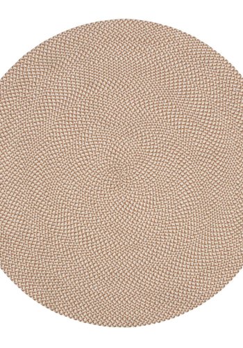 KAVE HOME Rodhe-teppe, rundt - beige 100% PET (150)