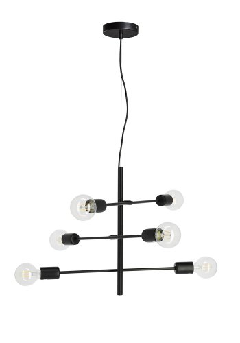 KAVE HOME Spica loftlampe - sort stl